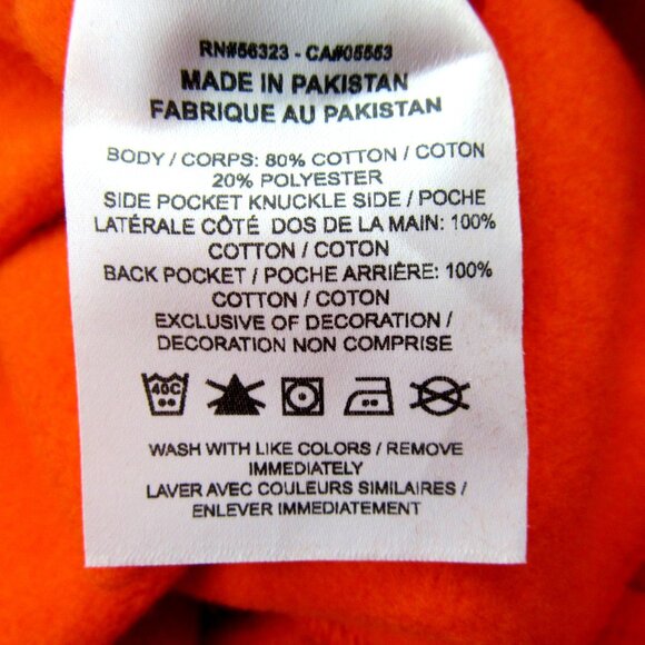 Nike Sportswear Jogger Pants Mens Size Large Orange Standard Fit Taper Leg NEW - Picture 15 of 15